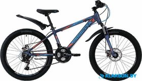 Велосипед Novatrack Lumen 24 (синий)