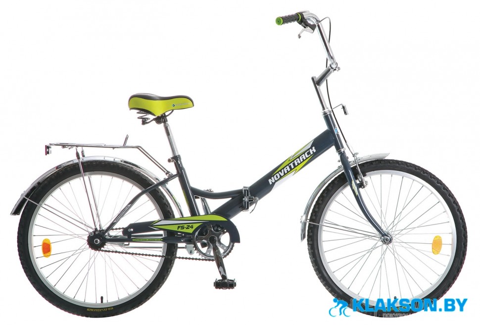 Велосипед Novatrack FS-24 (ручной тормоз, складной)