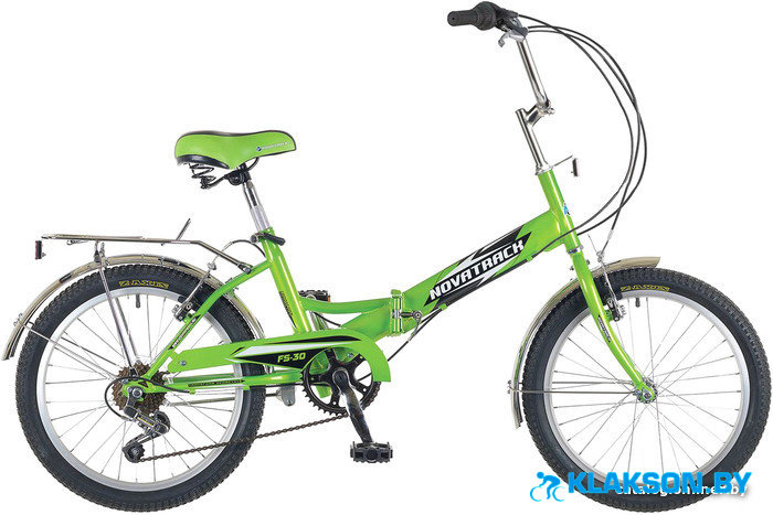 Велосипед Novatrack FS-30 20 (зеленый)