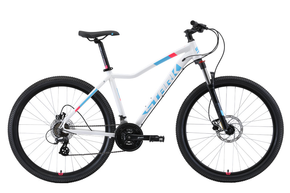 Велосипед Stark Viva 27.3 HD (белый/голубой/розовый)