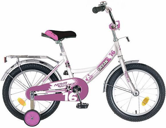 Велосипед Novatrack Urban 16 (белый)