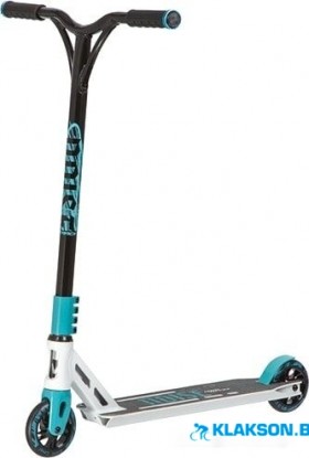 Самокат трюковый Novatrack Pixel 110 mm (белый\синий)