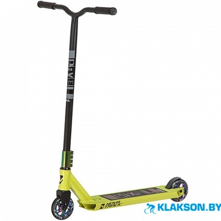 Самокат трюковый Novatrack Pixel Pro 110 mm (черный/лайм)