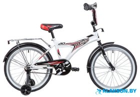 Велосипед Novatrack Turbo 20 (белый)