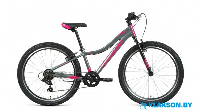 Велосипед Forward Jade 24 1.0 серый/розовый