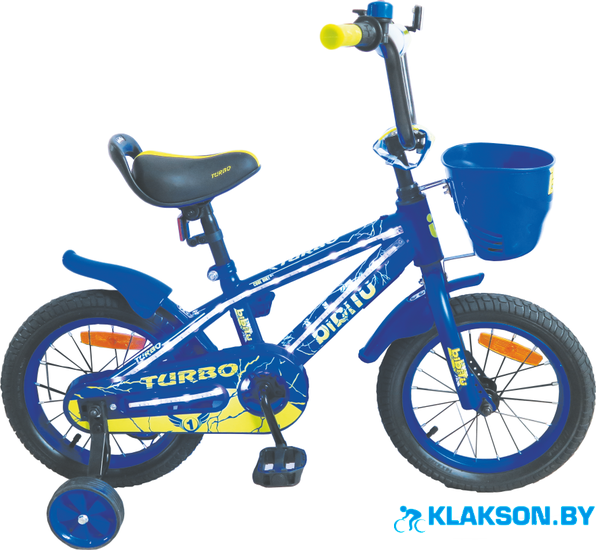 Велосипед Bibitu Turbo 14 (синий)