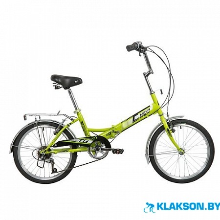 Велосипед Novatrack TG 30 20" 6 скор. (салатовый, 2020)