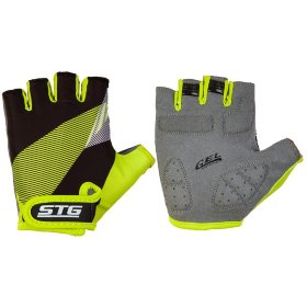 Перчатки STG Х87911 летние с защитной прокладкой,застежка на липучке,размер M