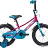 Велосипед Novatrack Valiant 16 (красный/голубой)