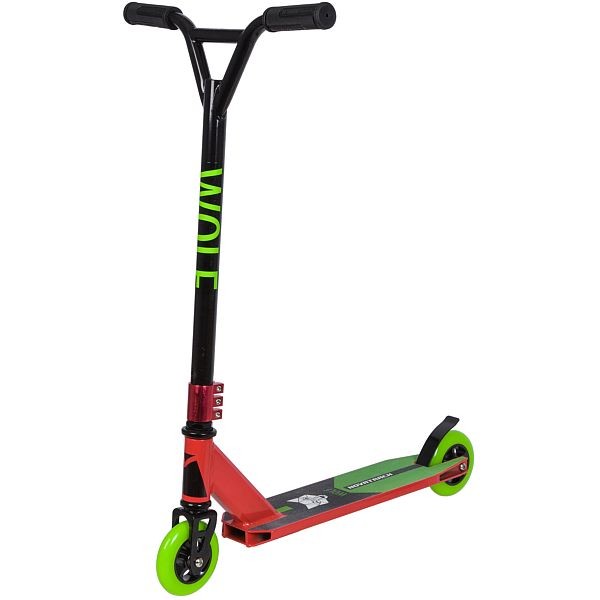 Самокат трюковый Novatrack Wolf 110 красный
