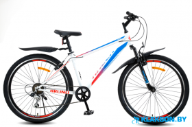 Велосипед Racer Bruno 26 (белый\синий, 2021) 