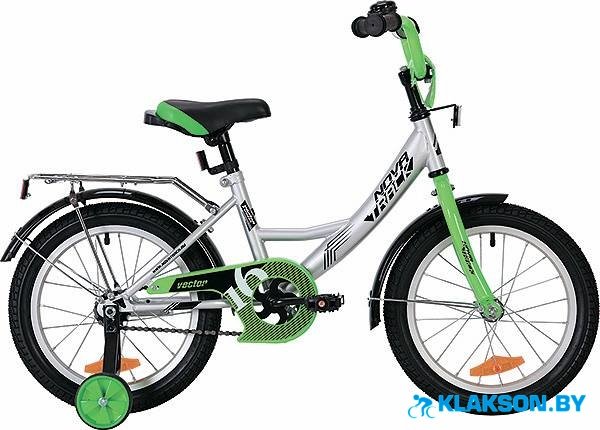 Велосипед Novatrack Vector 14 (серебристый)