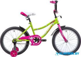 Велосипед Novatrack Neptune 18 (салатовый/розовый)