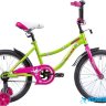 Велосипед Novatrack Neptune 18 (салатовый/розовый)