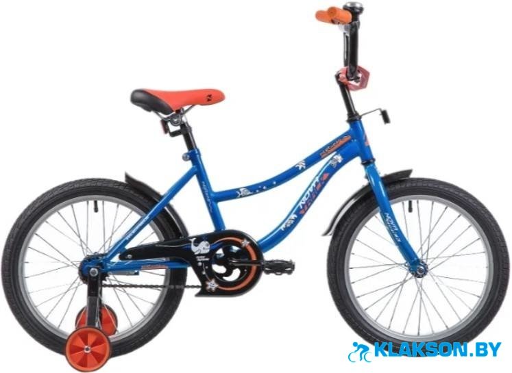 Велосипед Novatrack Neptune 18 (синий/оранжевый)