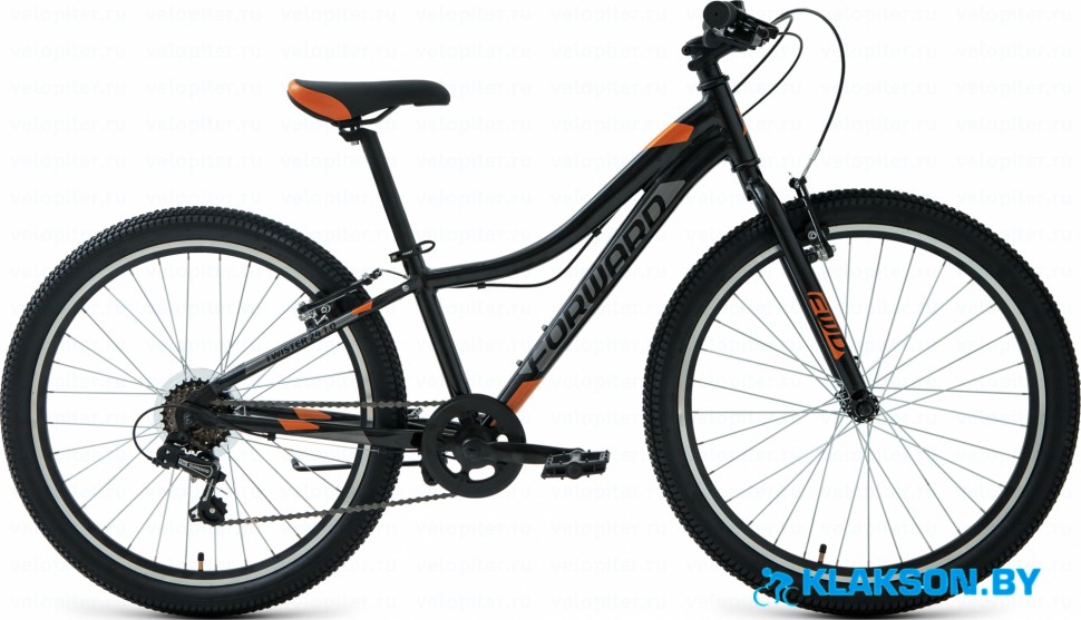 черный/оранжевый