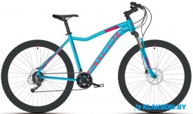 Велосипед Stark Viva 27.4 HD (белый/голубой)