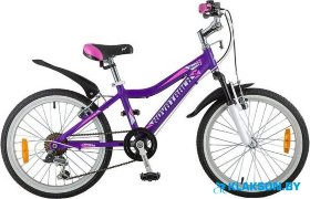 Велосипед Novatrack Novara 20 (фиолетовый)