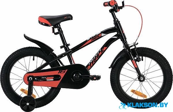 Велосипед Novatrack Prime 16 (черный/красный)