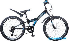 Велосипед Novatrack Racer 24 (черный)