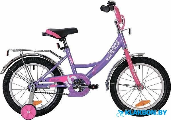 Велосипед Novatrack Vector 16 (фиолетовый/розовый)
