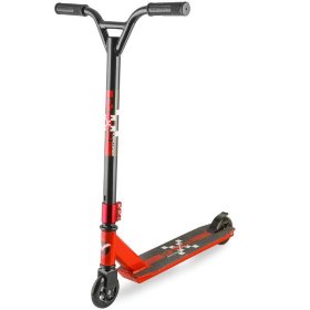 Самокат трюковый Novatrack Pixel (красный, 100 мм) 