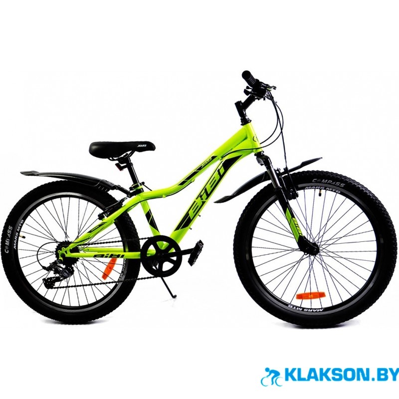 Детский велосипед Bibi Mars 24 (зеленый, 2021)